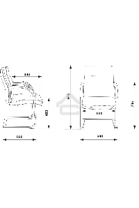 Кресло офисное Бюрократ T-9927SL-LOW-V Leather Eichel светло-коричневый, кожа, низк. спин. полозья металл хром