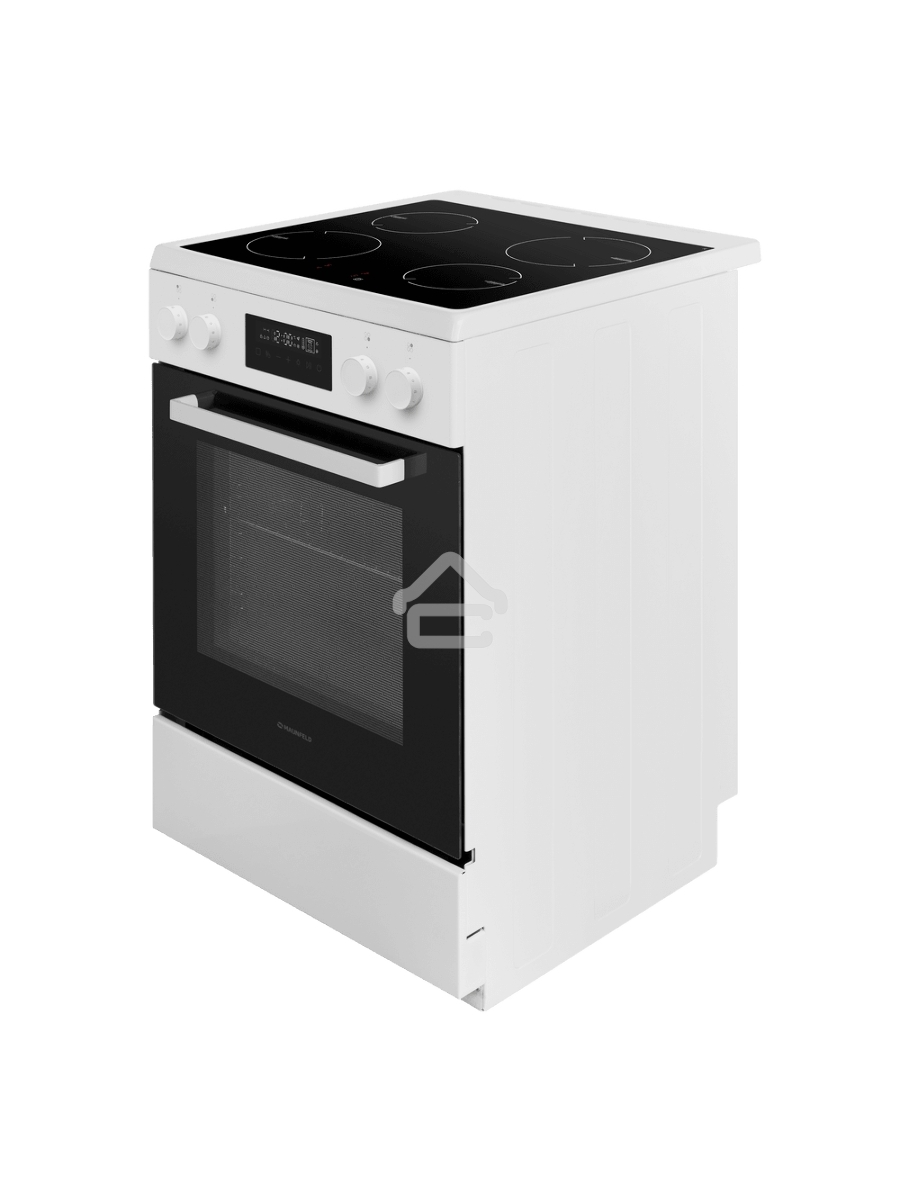 Плита электрическая MAUNFELD MIC611W01TD белый, конфорок 4 электрических (индукционных), духовка 59 л, 60 см x 84.5 см x 63 см