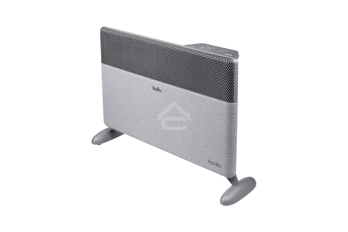 Конвектор электрический Ballu Apollo digital INVERTER Moon Gray BEC/ATI-1501 серый, 1500 Вт, 20 м2, термостат, дисплей, WiFi