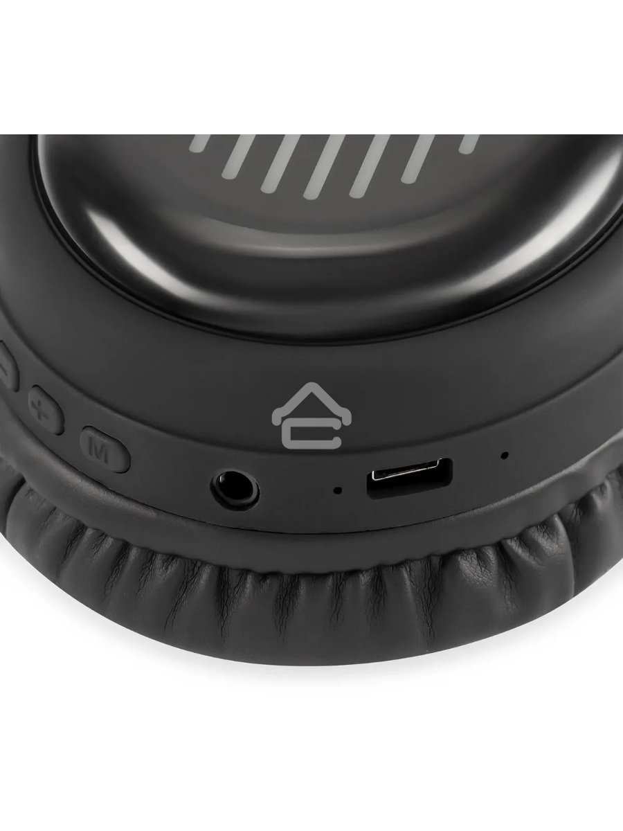 Гарнитура накладные Digma BT-16 черный беспроводные bluetooth оголовье
