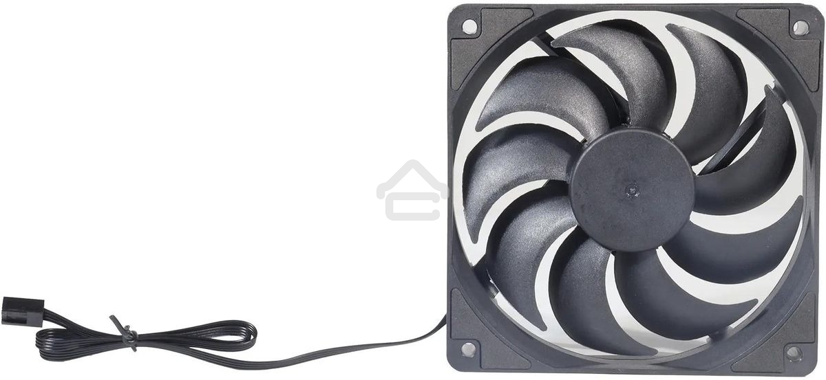 Вентилятор для корпуса Digma DFAN140PWM-1BK черный, 140 мм, 1500 об/мин, 28 дБ, 4 pin