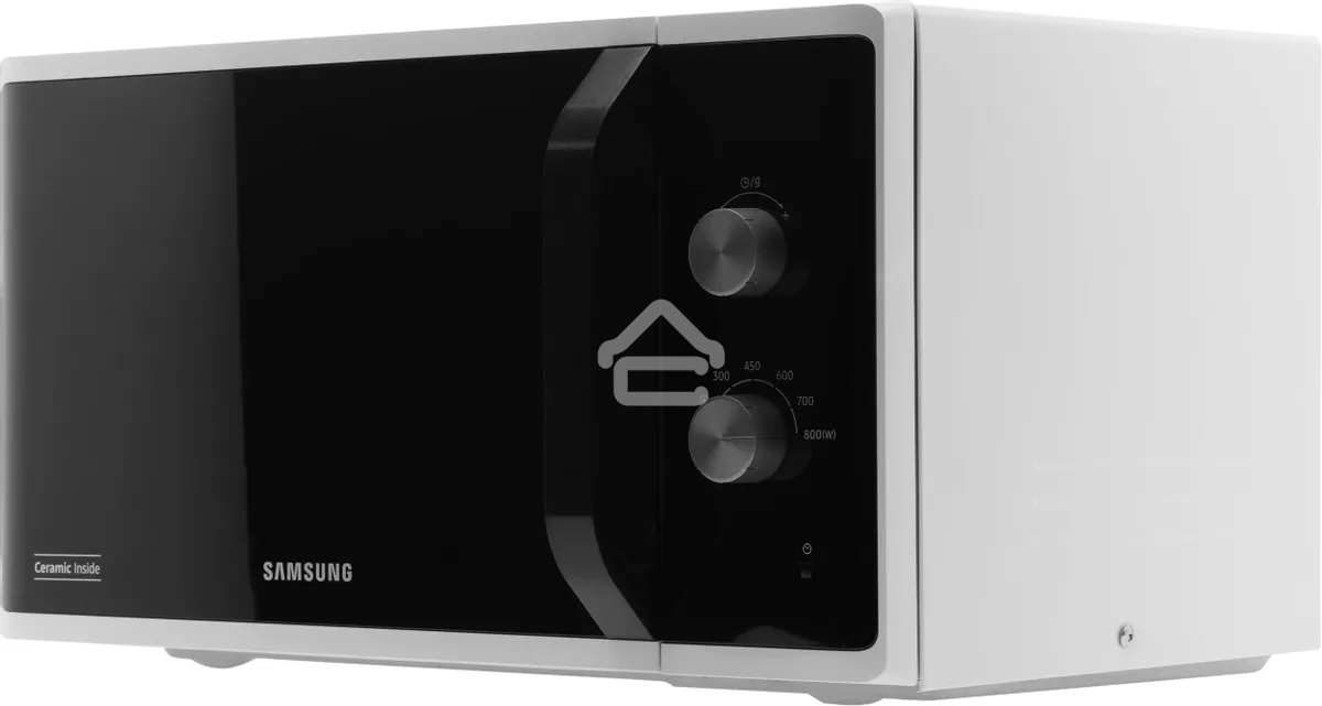 Микроволновая печь Samsung MS23K3614AW белый, 23 л, 800 Вт, переключатели - поворотный механизм
