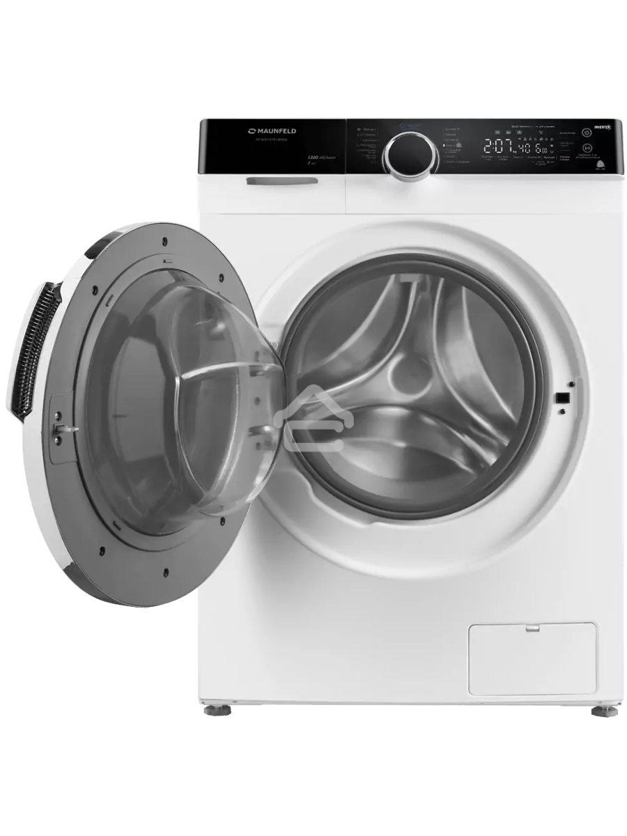 Стиральная машина Maunfeld MFWM127STWH06 белый, загрузка фронтальная 7 кг, 1200 об/мин., класс: А+++