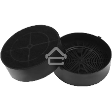 Комплект фильтров Hyundai HCF 00 черный (2шт.)