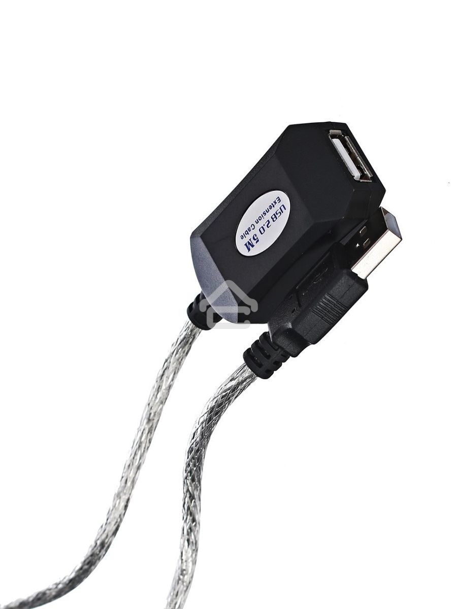 Кабель Aopen/Qust Кабель-адаптер USB2.0-repeater, удлинительный активный <Am-->Af> 5м (ACU823-5M) 6938510851314
