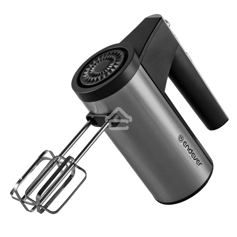 Миксер ручной Endever Sigma-06, черный/стальной, мощность 500 Вт, 2 насадки, 5 скоростей, 12 шт/уп.