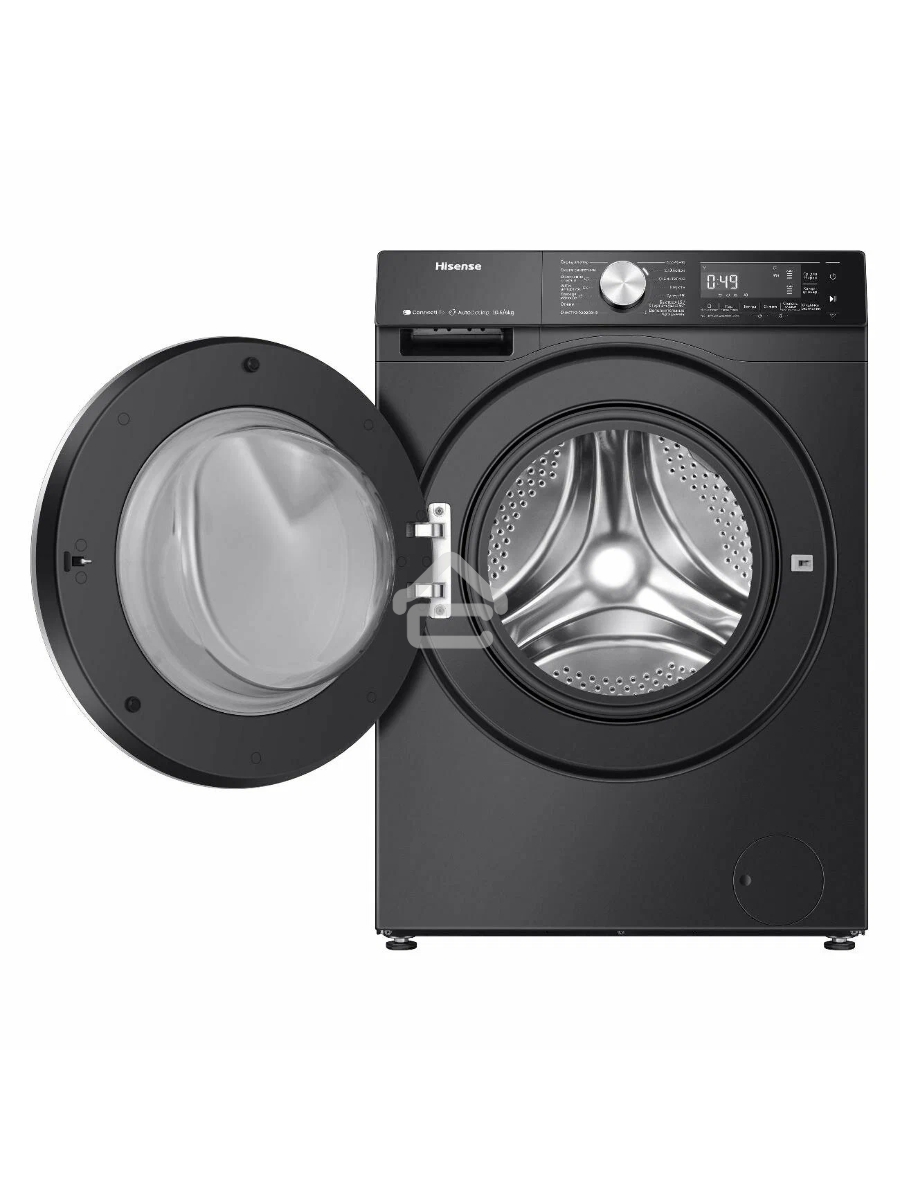 Стирально-сушильная машина Hisense WD5S1045BB черный, загрузка фронтальная 10,5 кг, 1400 об/мин., класс: А