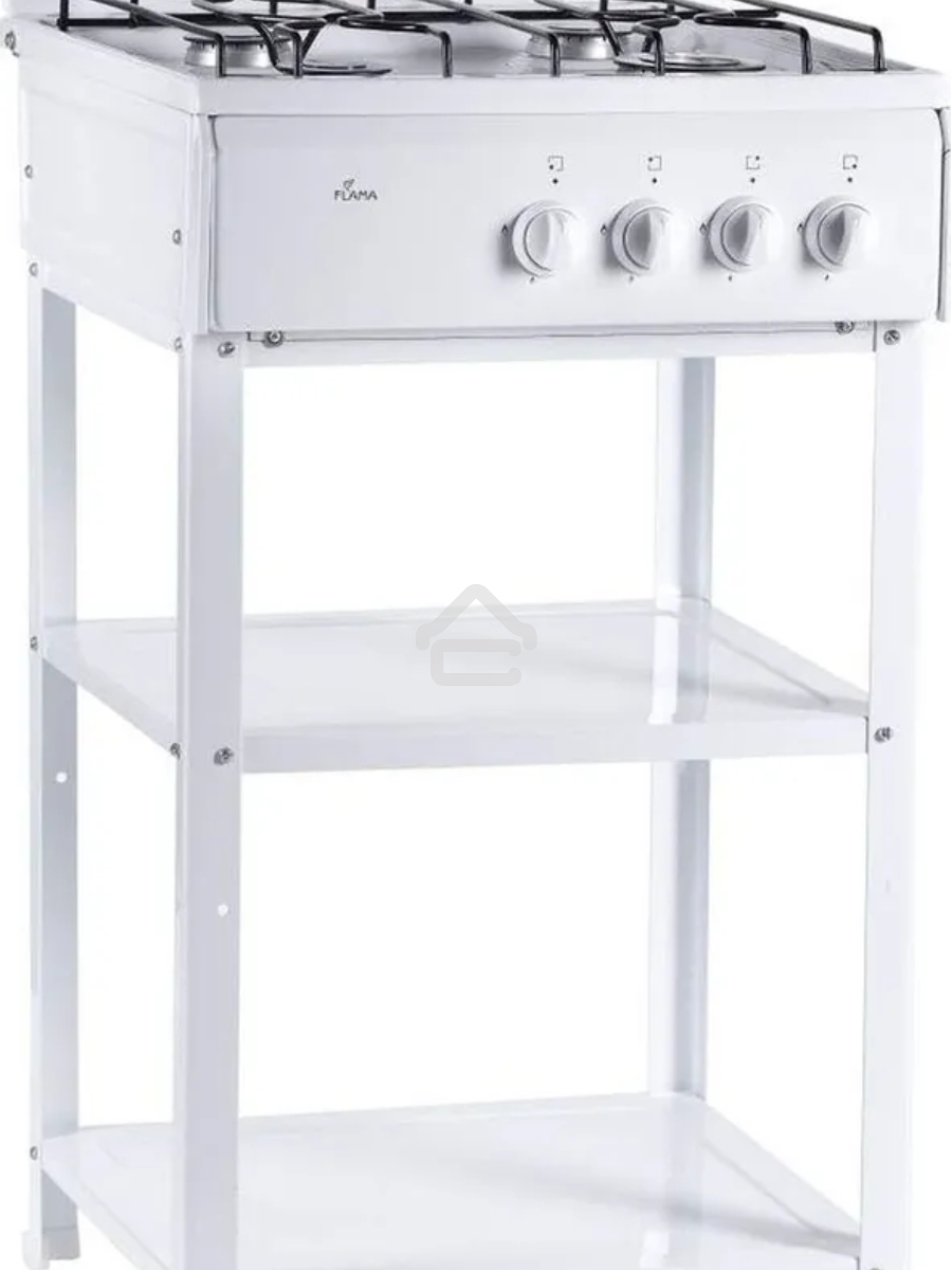 Плита газовая Flama AVG 1402 W белый, конфорок 4 шт, духовка 50 л, 50 см x 85 см x 58 см