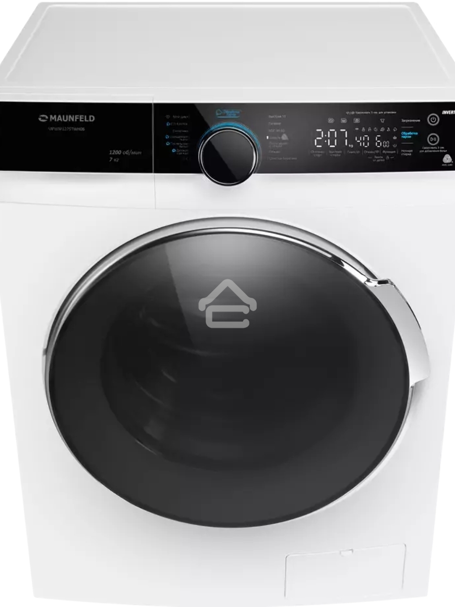 Стиральная машина Maunfeld MFWM127STWH06 белый, загрузка фронтальная 7 кг, 1200 об/мин., класс: А+++