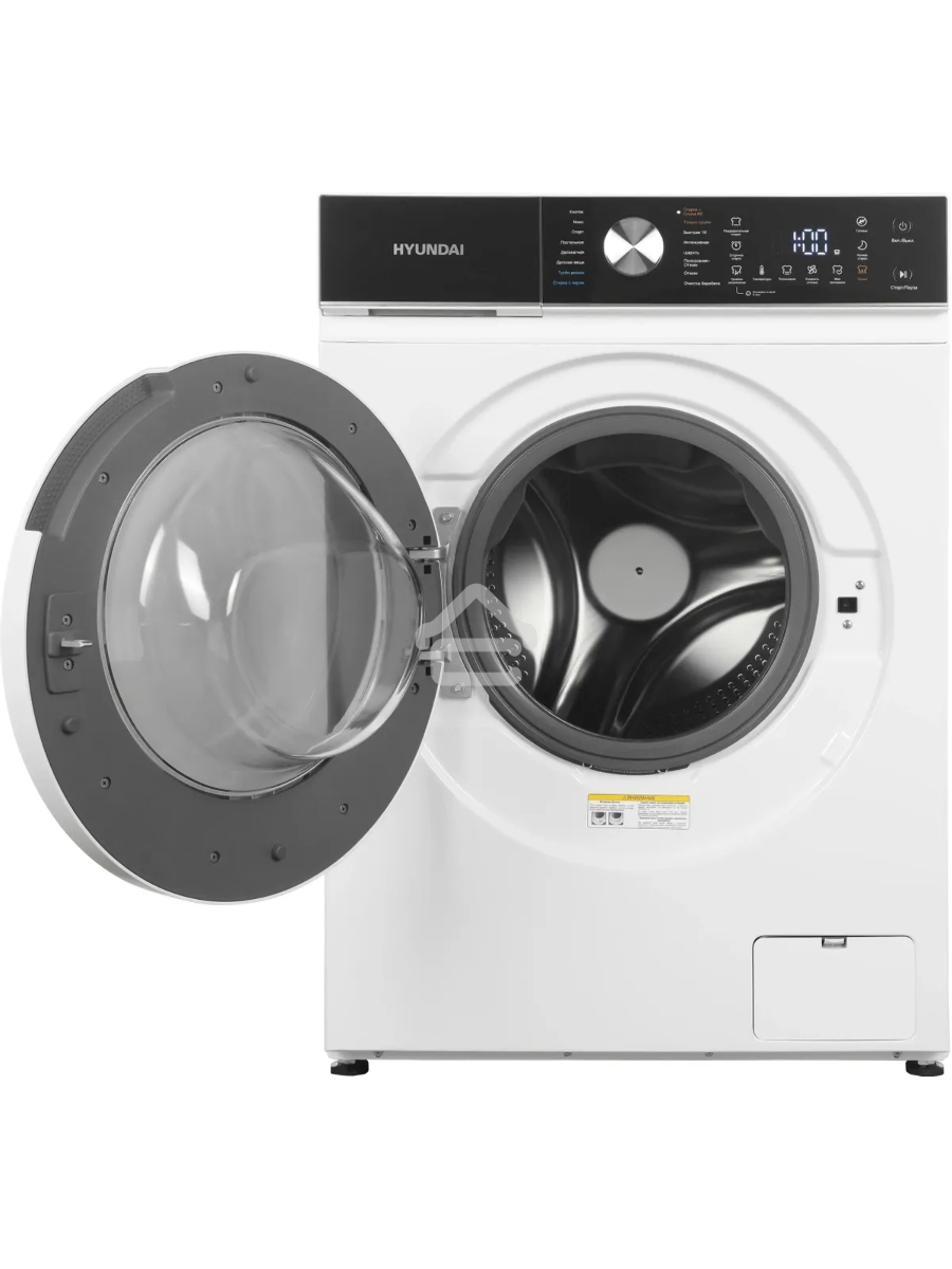 Стиральная машина Hyundai WFD8216 белый, загрузка фронтальная 8/5 кг (с сушкой), 1200 об/мин, класс: A+++