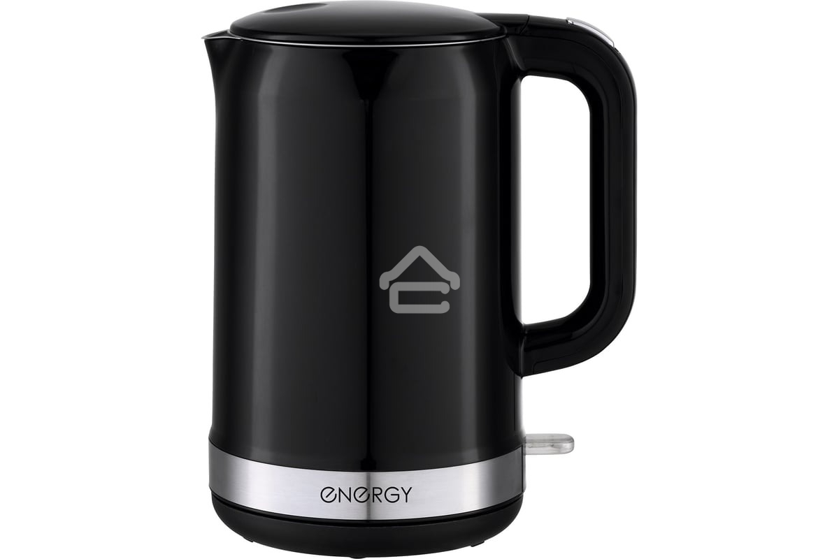 Чайник электрический Energy E-218 1.7л, двойной корпус, черный