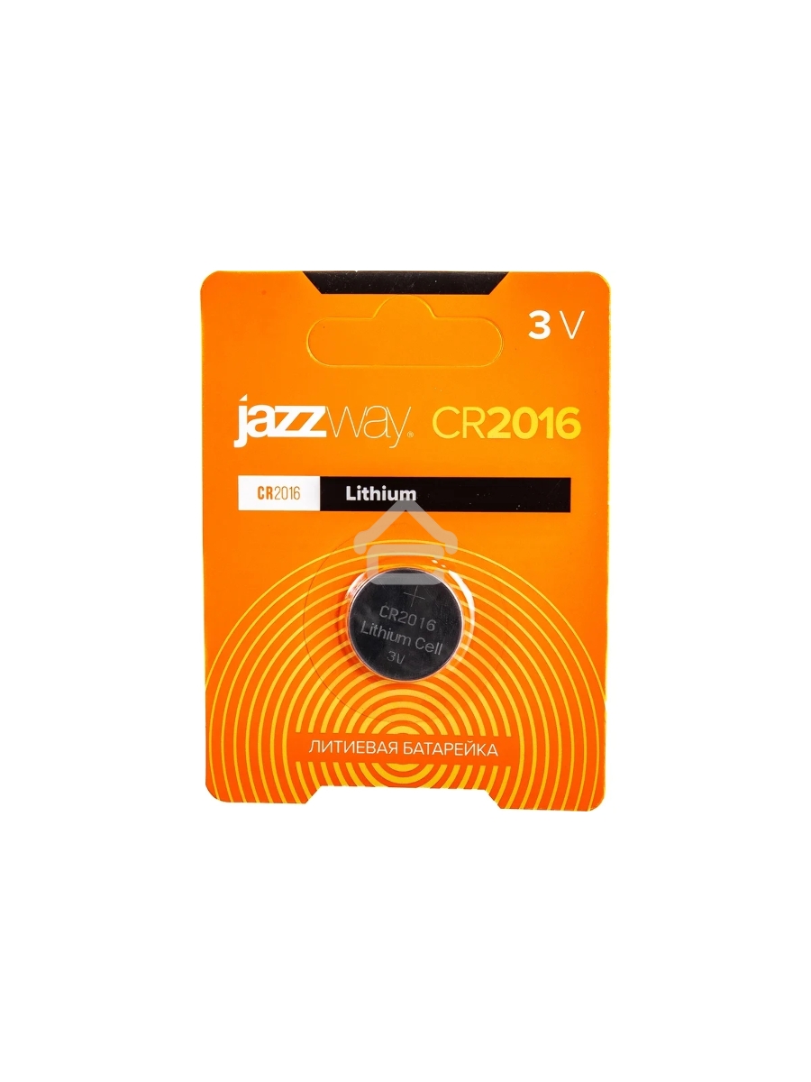 Элемент питания литиевый CR2016 3В BL-1 (блист.1шт) JazzWay 2852830