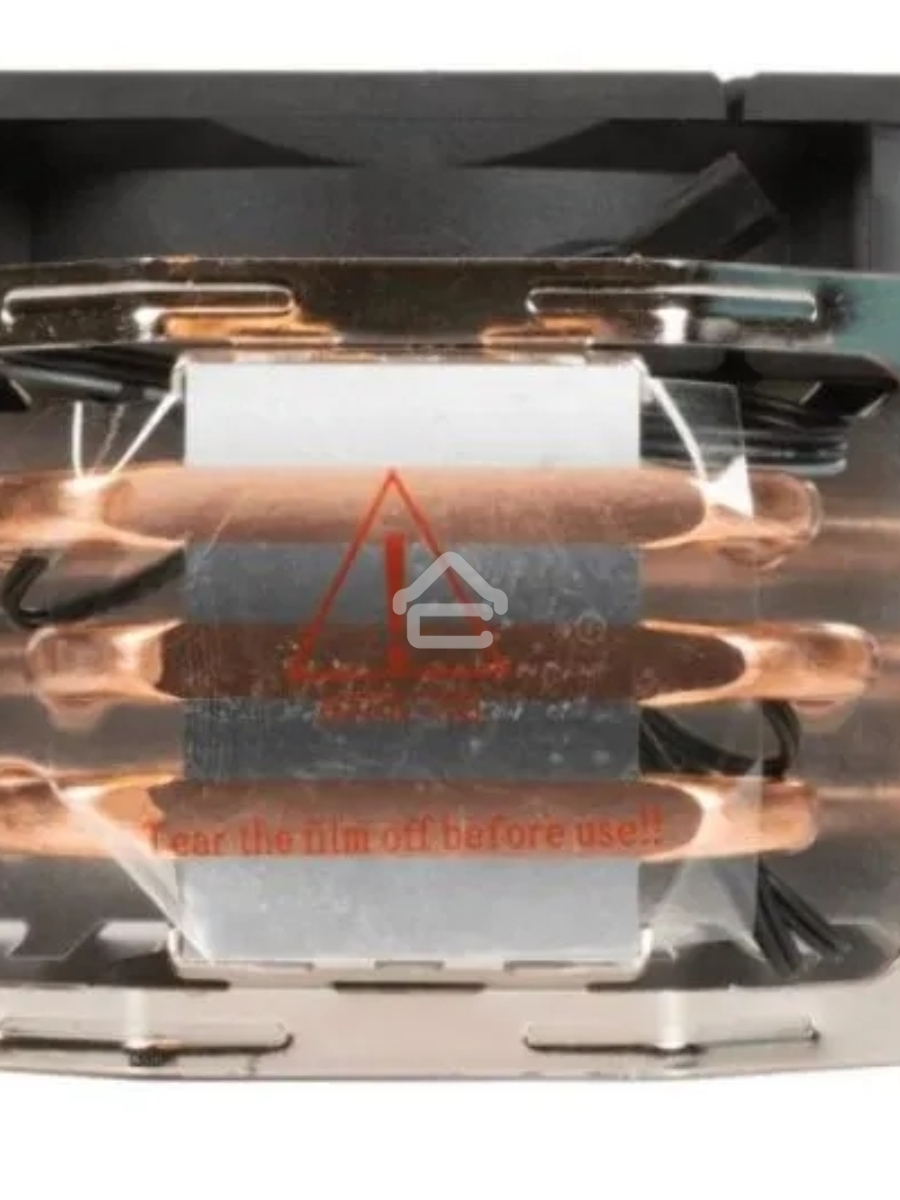 Кулер для процессора Eurocase 3P90 ARGB черный, 92 мм, алюминий/медь, 1800 об/мин, 26.5 дБ, 3 pin, 90 Вт, 135 мм