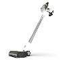 Пылесос вертикальный беспроводной GreenWorks GD24SVK4D белый, питание от аккумулятора, 170 Вт, уборка сухая, пылесборник 0.5 л, работа от АКБ max 45 мин.