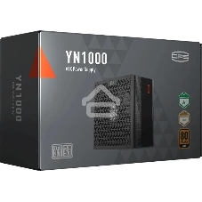Блок питания PCCooler P5-YN1000-G1F, 1000Вт, 80 PLUS Gold, 135мм, модульный, черный