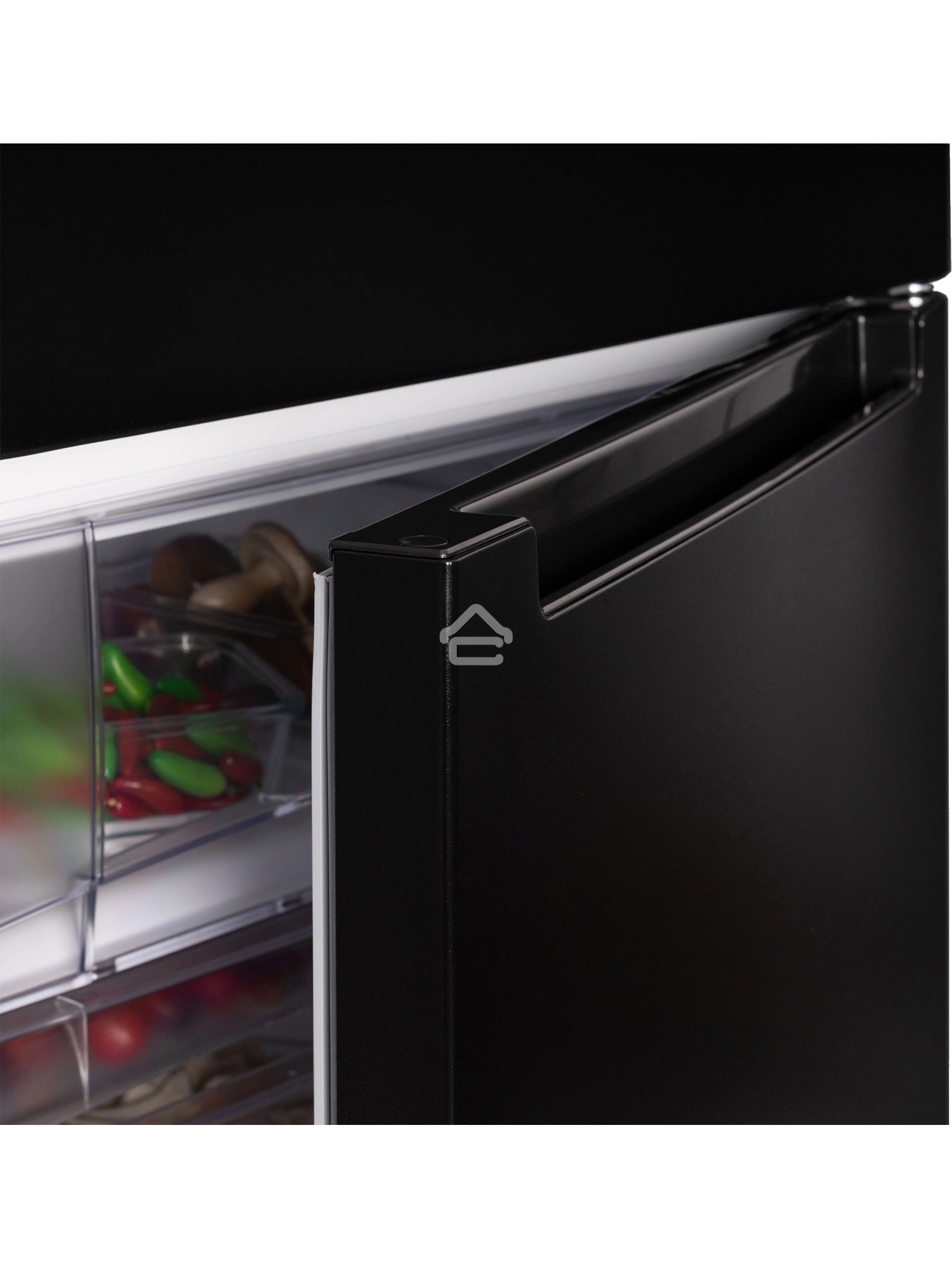 Холодильник Nordfrost NRB 131 B черный двухкамерный 170/100 л морозилка снизу, капельная система