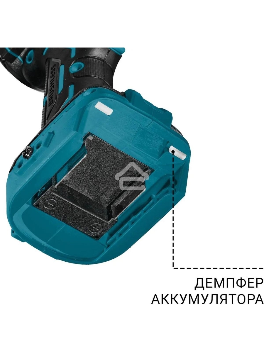 Гайковерт аккумуляторный Bort BSR-21U (2х4АЧ+ЗУ) [93418477] { 800 Нм, 0-2700 об/мин, акб Li-Ion, аккумуляторная система Makita 18V LXT 18 В, вес 1.4 кг }