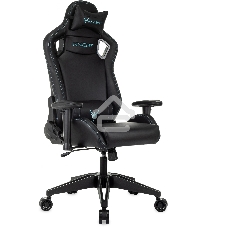 Кресло игровое Knight Outrid Smile черный эко.кожа крестов. пластик