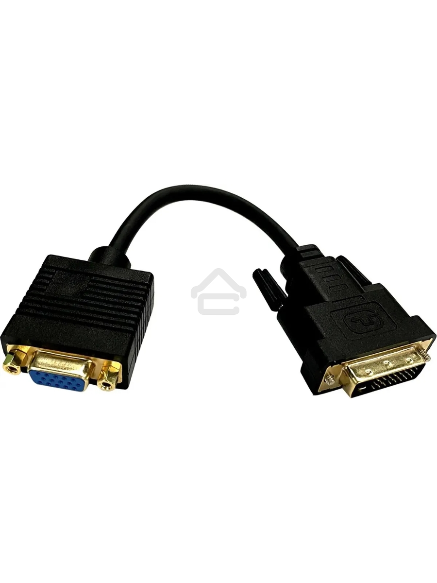 Переходник Buro DVI-D (m) VGA (f) 0.23м (BU-DVI-VGA) черный
