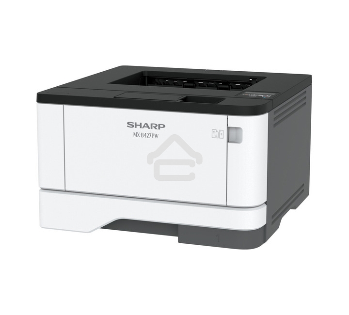 Принтер лазерный Sharp MXB427PWEU, A4, ч/б, печ. до 40 стр мин, 600 x 600 DPI, Ethernet, Wi-Fi, USB