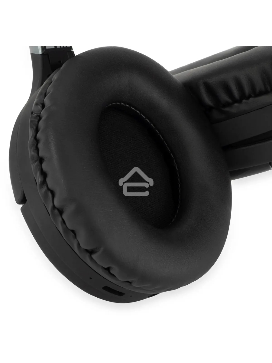 Гарнитура накладные Digma BT-16 черный беспроводные bluetooth оголовье