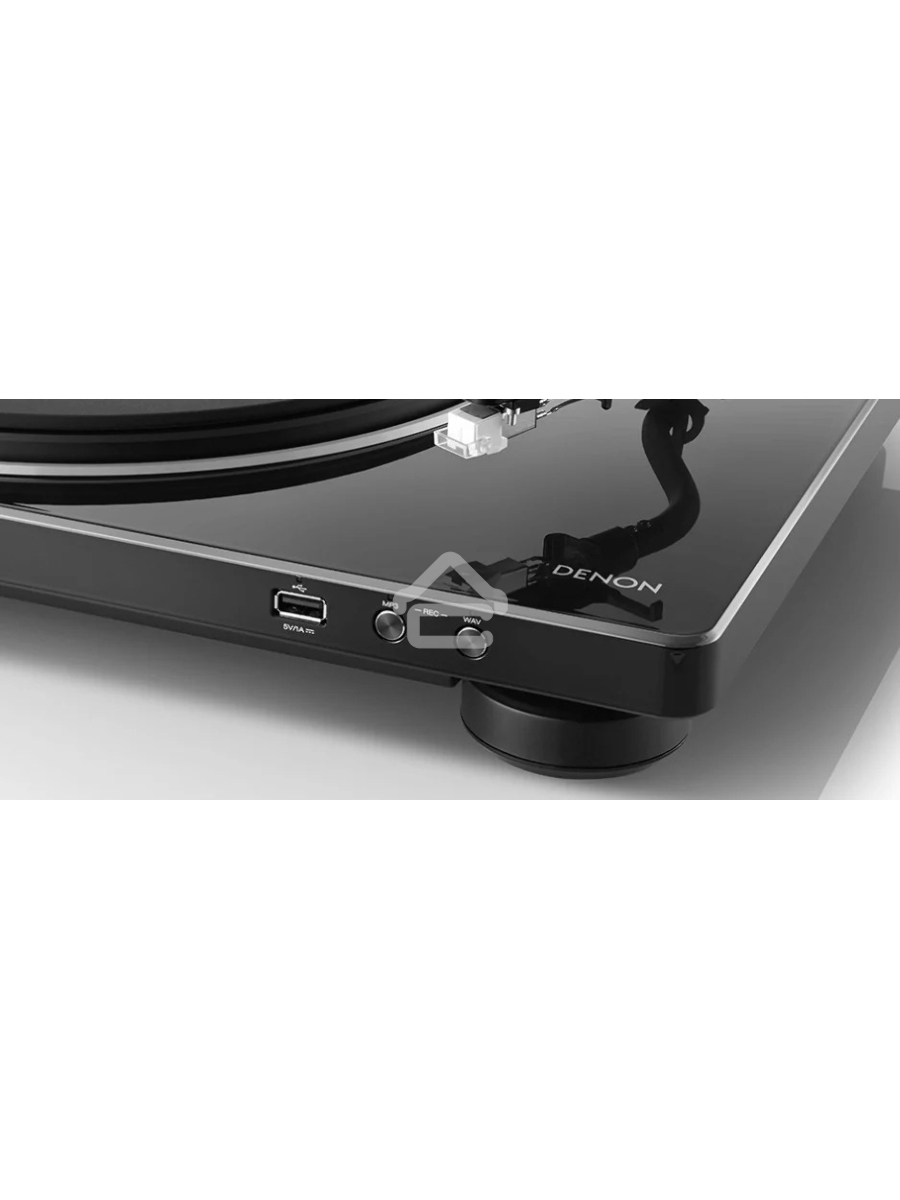 Проигрыватель винила Denon DP-450USB частично автоматический черный