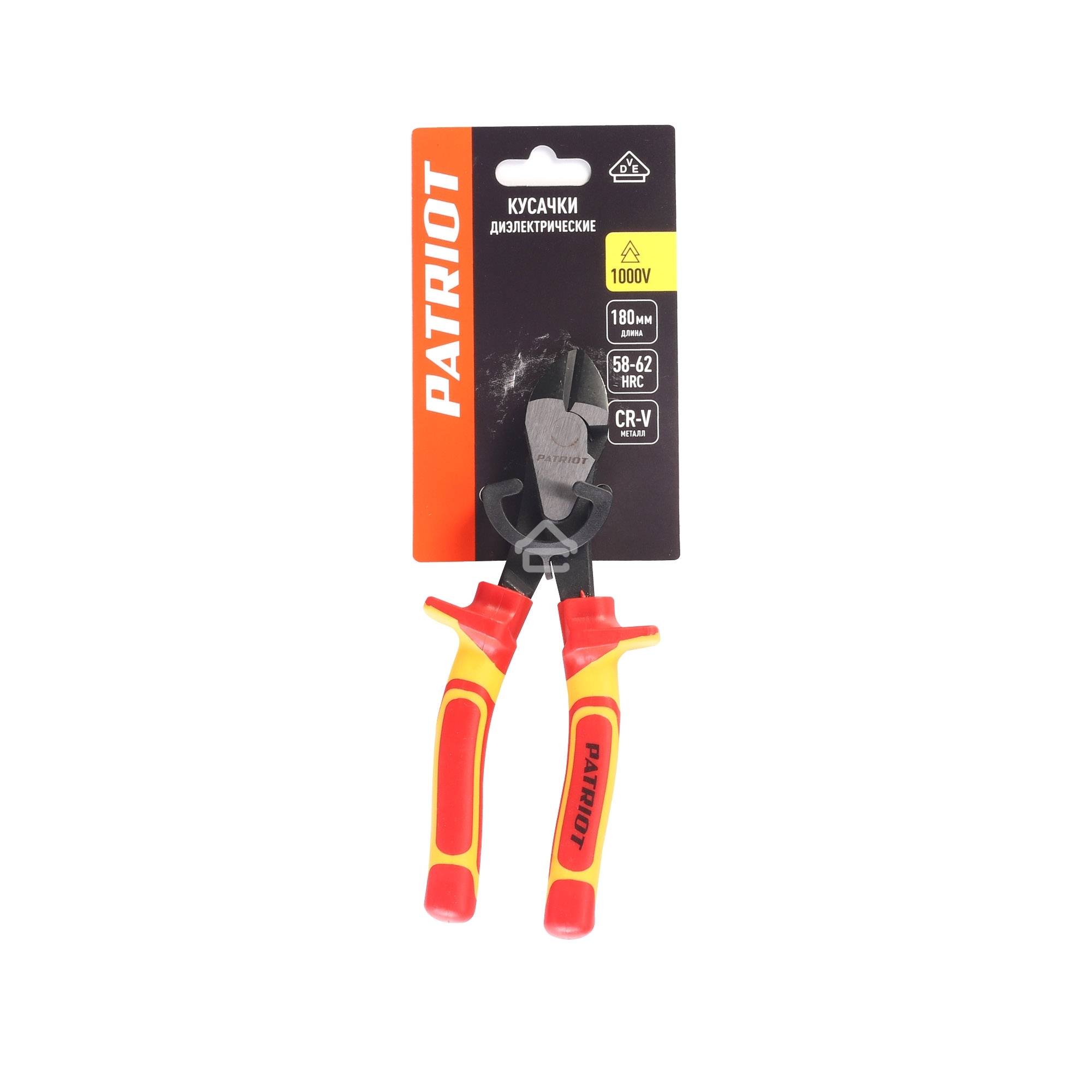 Кусачки диэлектрические Patriot DCP 180 D, 1000 V, Cr-V, 180 мм