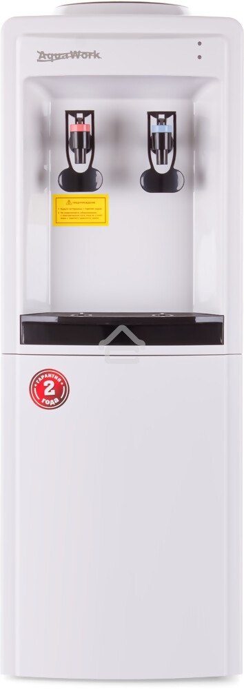 Кулер Aqua Work 0.8-LR напольный, компрессорный белый/черный