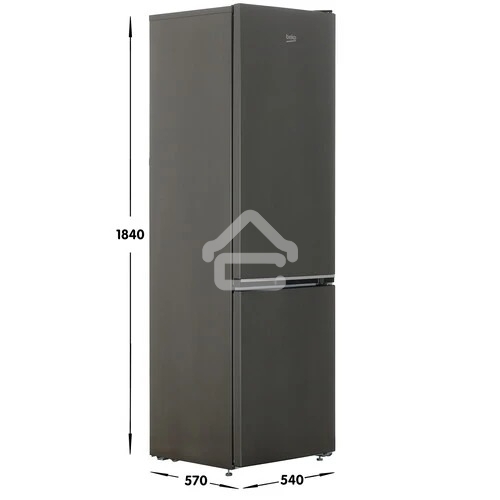 Холодильник Beko B1RCSK312G серый двухкамерный 213/87л морозилка снизу