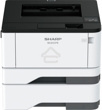 Принтер лазерный Sharp MXB427PWEU, A4, ч/б, печ. до 40 стр мин, 600 x 600 DPI, Ethernet, Wi-Fi, USB