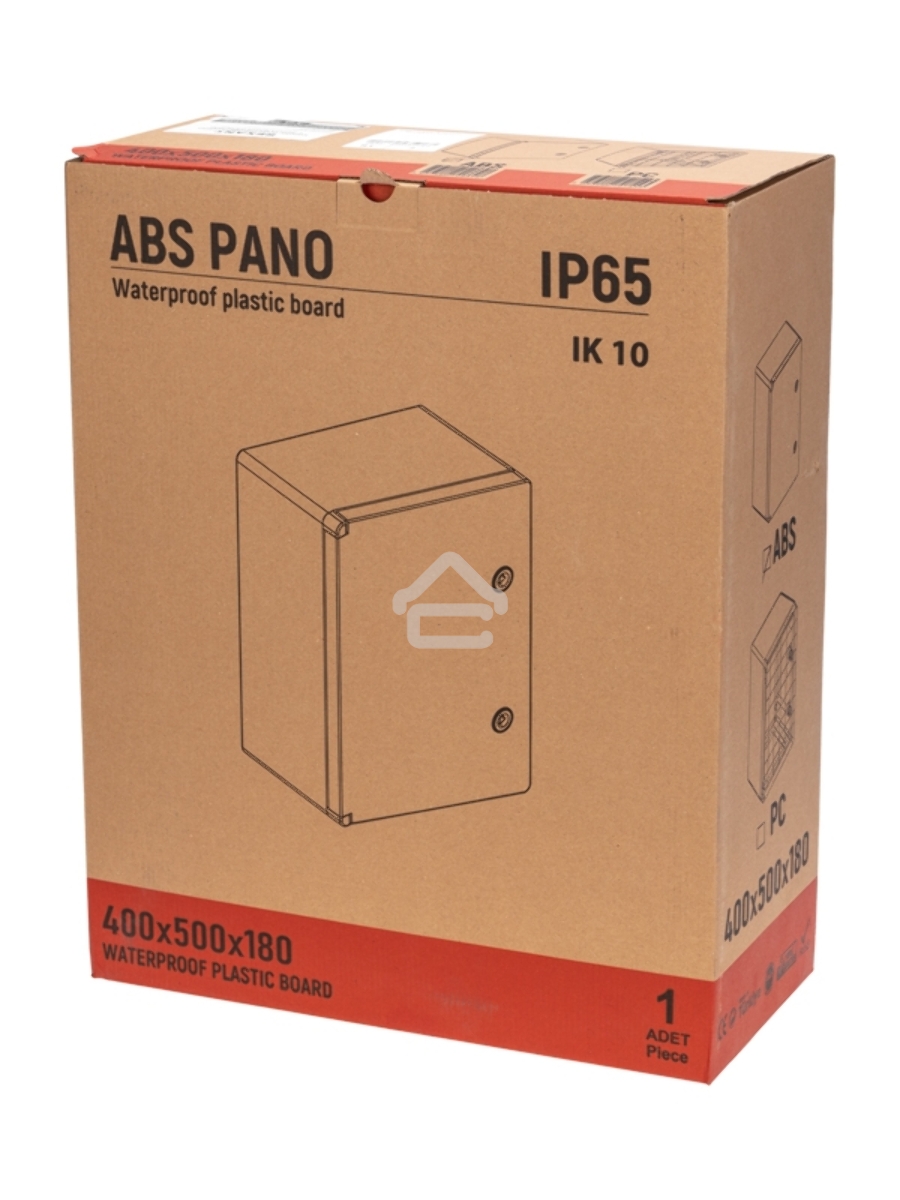 Корпус пластиковый ЩМПп Rexant с монтажной панелью 700х500х250мм ABS УХЛ1 IP65