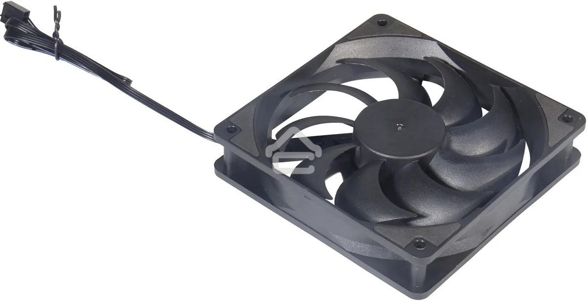 Вентилятор для корпуса Digma DFAN140PWM-1BK черный, 140 мм, 1500 об/мин, 28 дБ, 4 pin