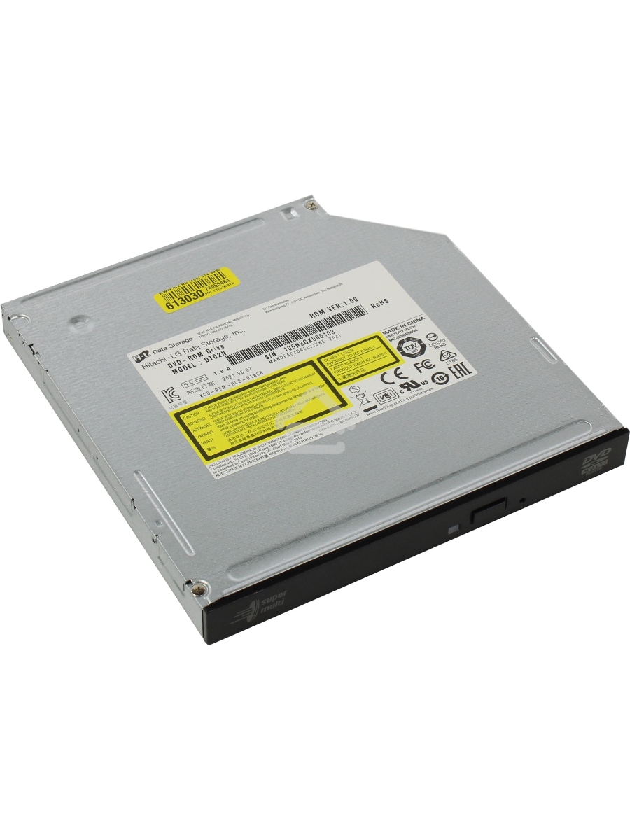 Оптический привод внутренний DVD-RW LG DTC2N slim черный SATA , 128мм х 12.7мм х 127мм (без рамки) oem