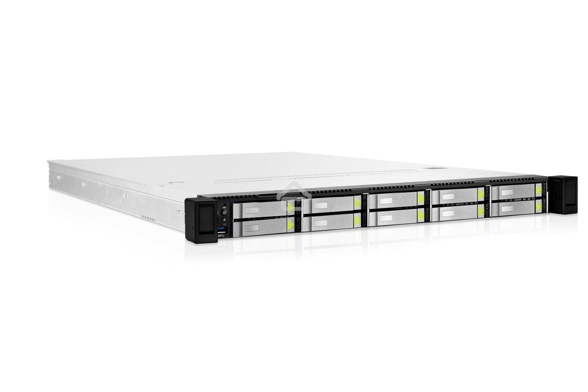 Компьютерный корпус InWin IW-RS110-07 Single 650w Acbel/FAN 4056мм*6/SLIMSAS *10 BP/2.5