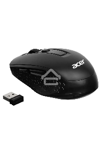 Мышь беспроводная Acer OMR060 черный, 1600 dpi, радиоканал, USB, кнопки - 6