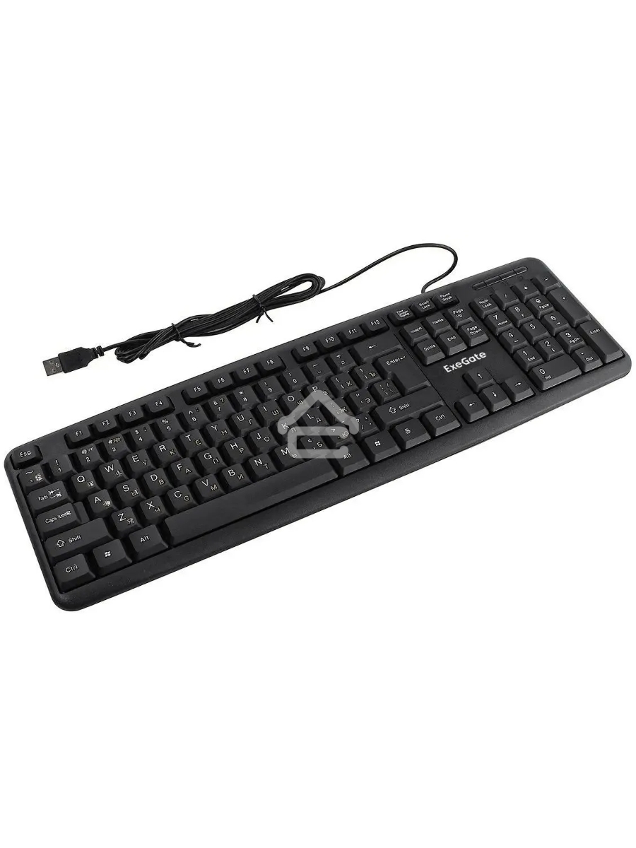 Клавиатура ExeGate LY-331L5 (EX286178RUS) проводная, USB, черный