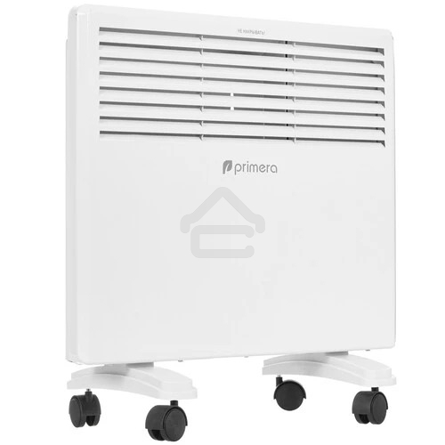 Конвектор электрический Primera PHP-1000-MWB, белый, 1000 Вт, 15 м2, термостат