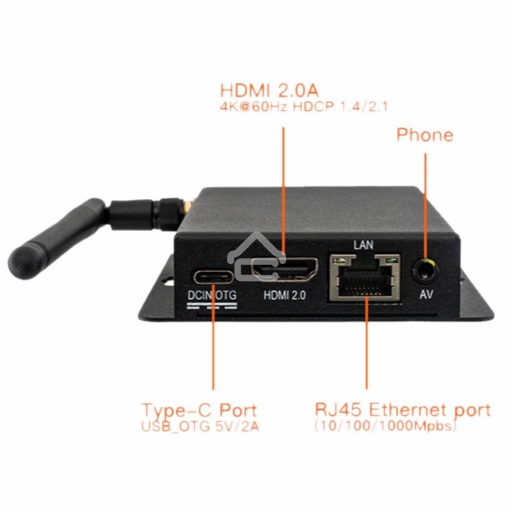 Одноплатный компьютер FireFly EC-R3328PC 2Gb DDR3 16Gb EMMC