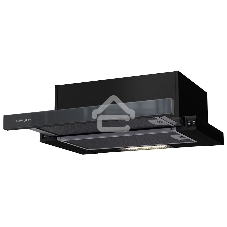 Вытяжка встраиваемая Krona Kamilla 600 AIR 2B черный, 60 см, 1066 куб. м/ч, 58 дБ