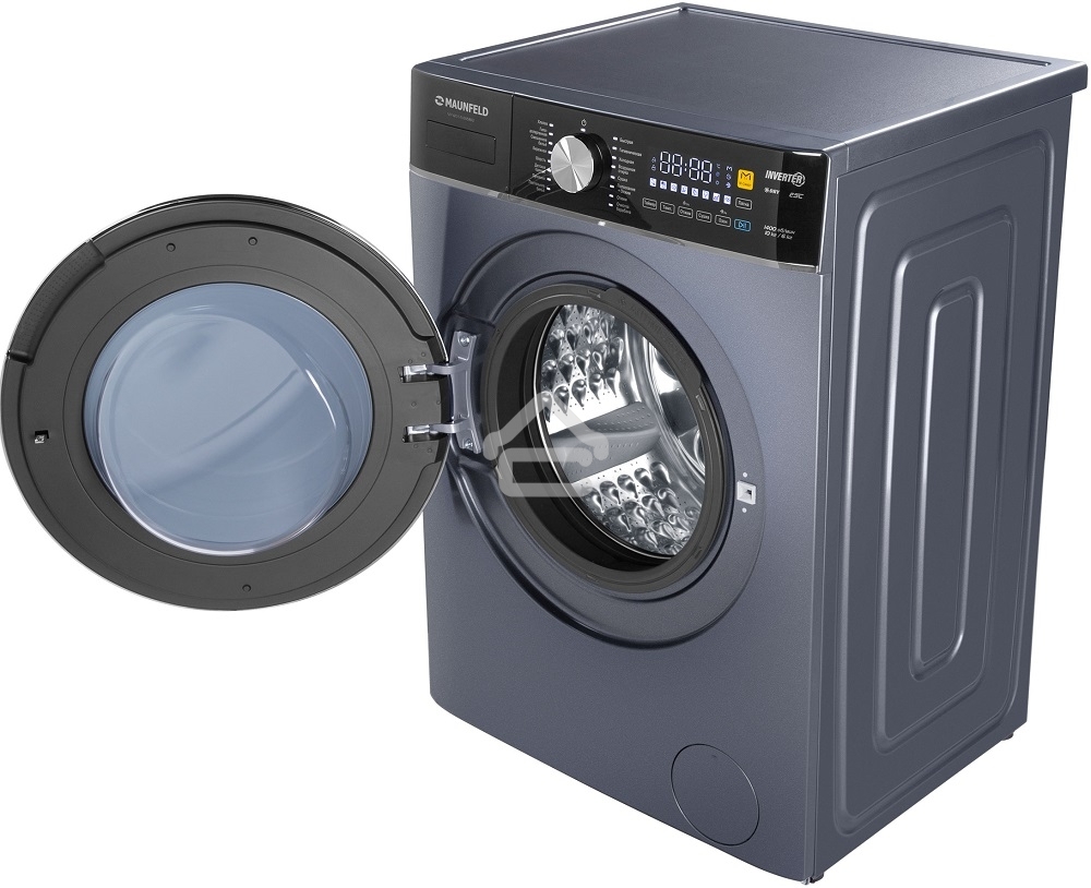 Стирально-сушильная машина Maunfeld MFWD14106SB03 темно-серебристый, загрузка фронтальная 10 кг, 1400 об/мин., класс: В
