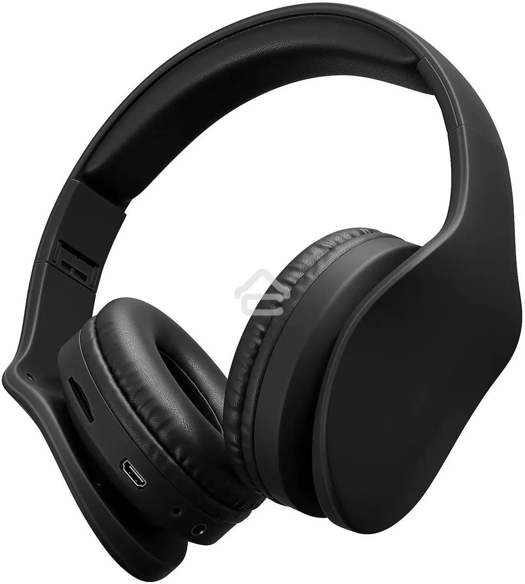 Гарнитура накладные Digma BT-17 черный беспроводные bluetooth оголовье