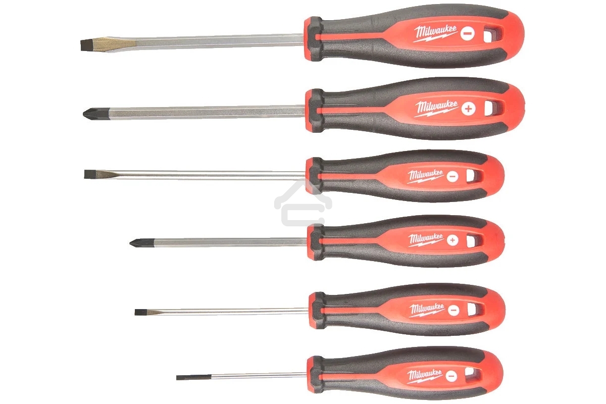Отвертки Milwaukee набор №2 6шт (4932471807)