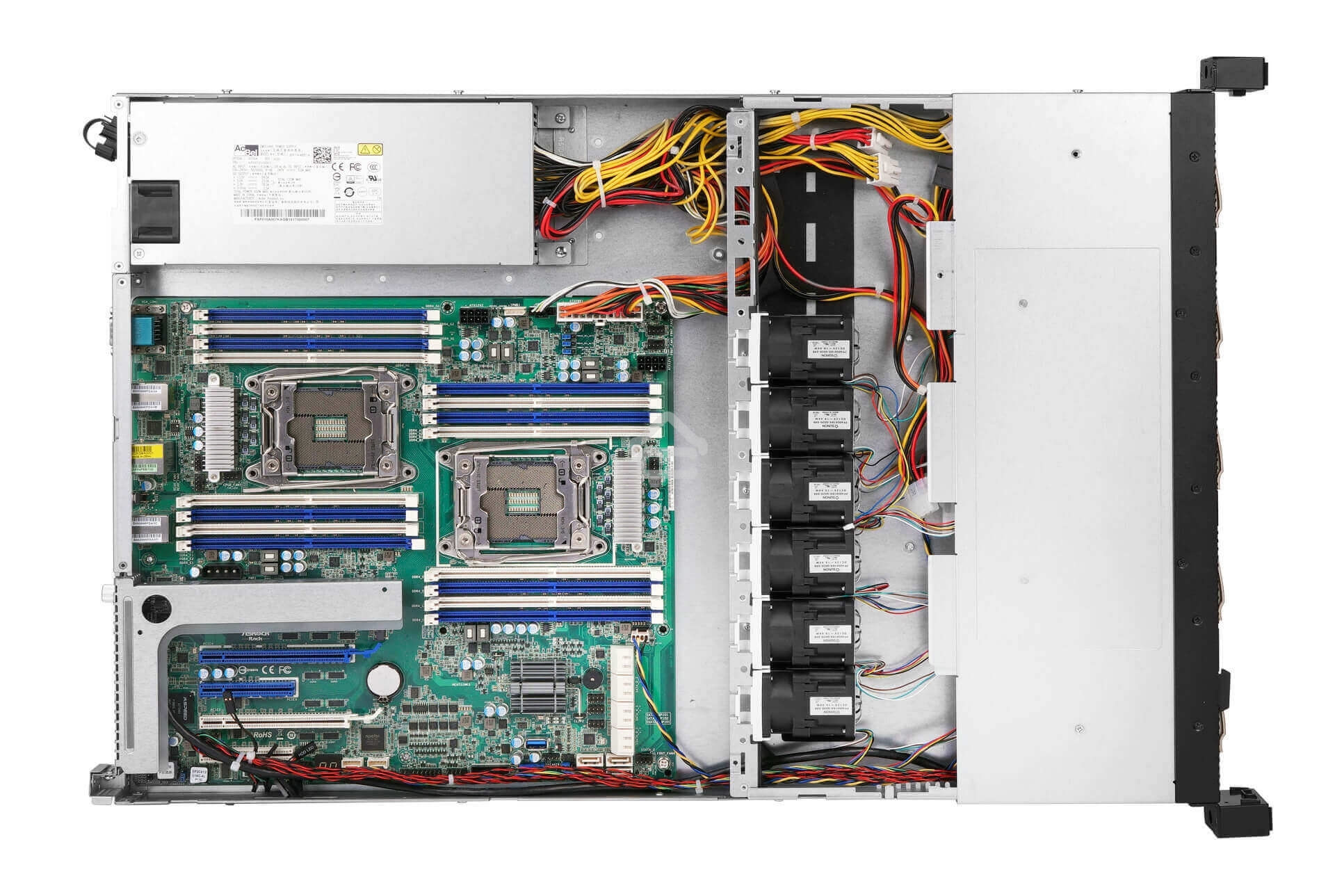 Компьютерный корпус InWin IW-RS110-07 Single 650w Acbel/FAN 4056мм*6/SLIMSAS *10 BP/2.5