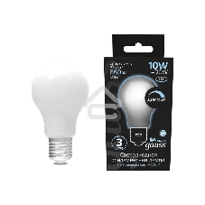 Лампа светодиодная Gauss Filament A60 E27 10Вт 4100К OPAL диммир