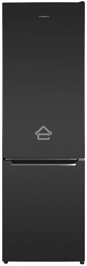 Холодильник Maunfeld MFF176SFSB черный двухкамерный 188/75л морозилка снизу, ручная разморозка