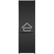 Холодильник Maunfeld MFF176SFSB черный двухкамерный 188/75л морозилка снизу, ручная разморозка