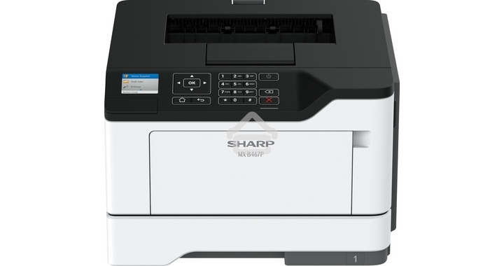 Принтер лазерный Sharp MXB467PEU, A4, ч/б, печ. до 44 стр мин, 1200 x 1200 dpi, USB, Ethernet