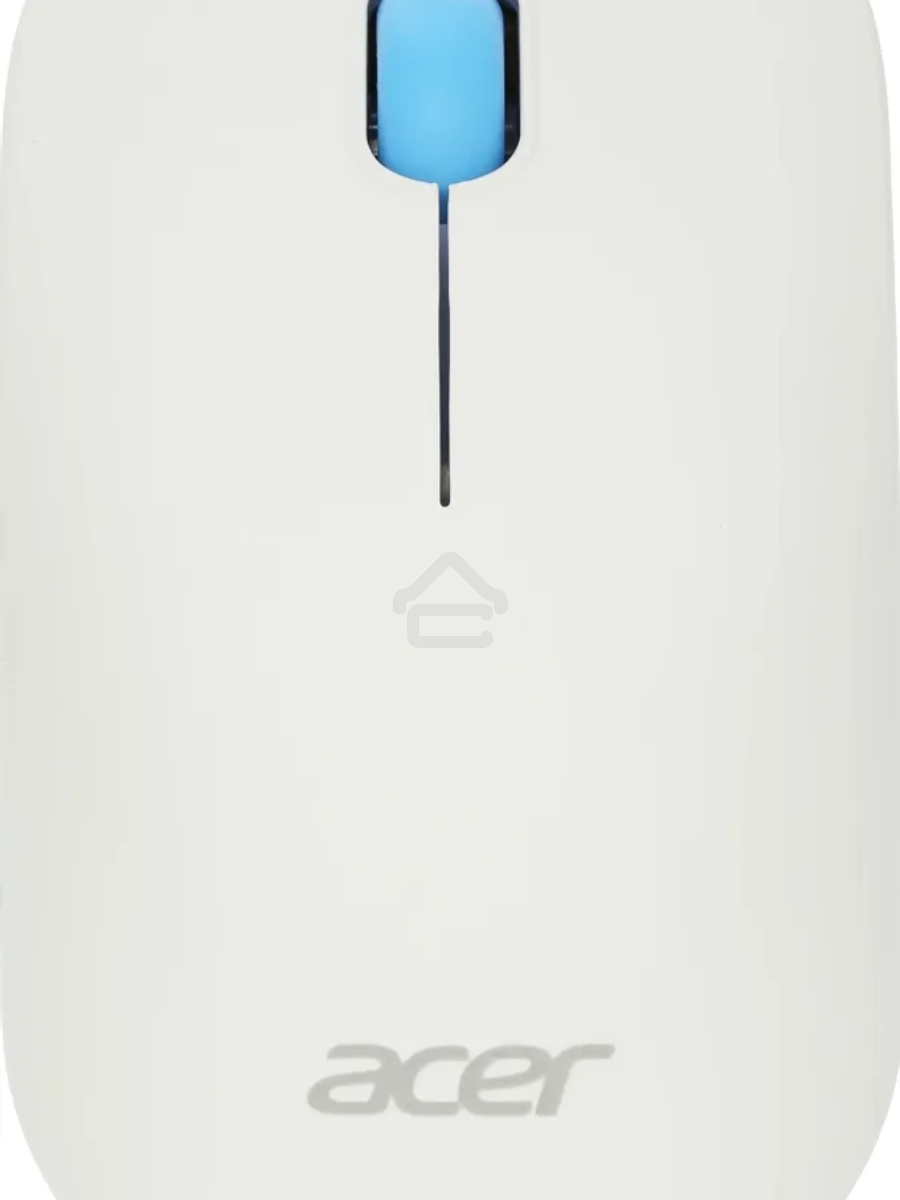 Мышь беспроводная Acer OMR205 белый/голубой, 1200 dpi, радиоканал, USB, кнопки - 3