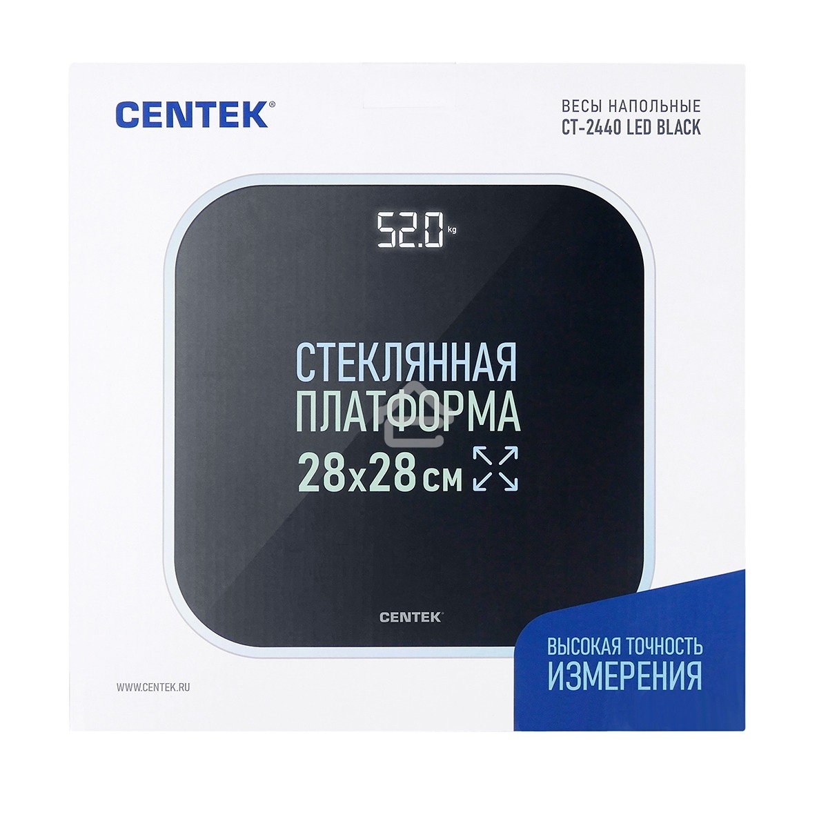 Весы напольные Centek CT-2440 LED BLACK