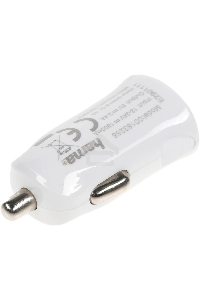 Комплект зарядное устройство Hama H-183266 2.4A для Apple кабель Apple Lightning белый